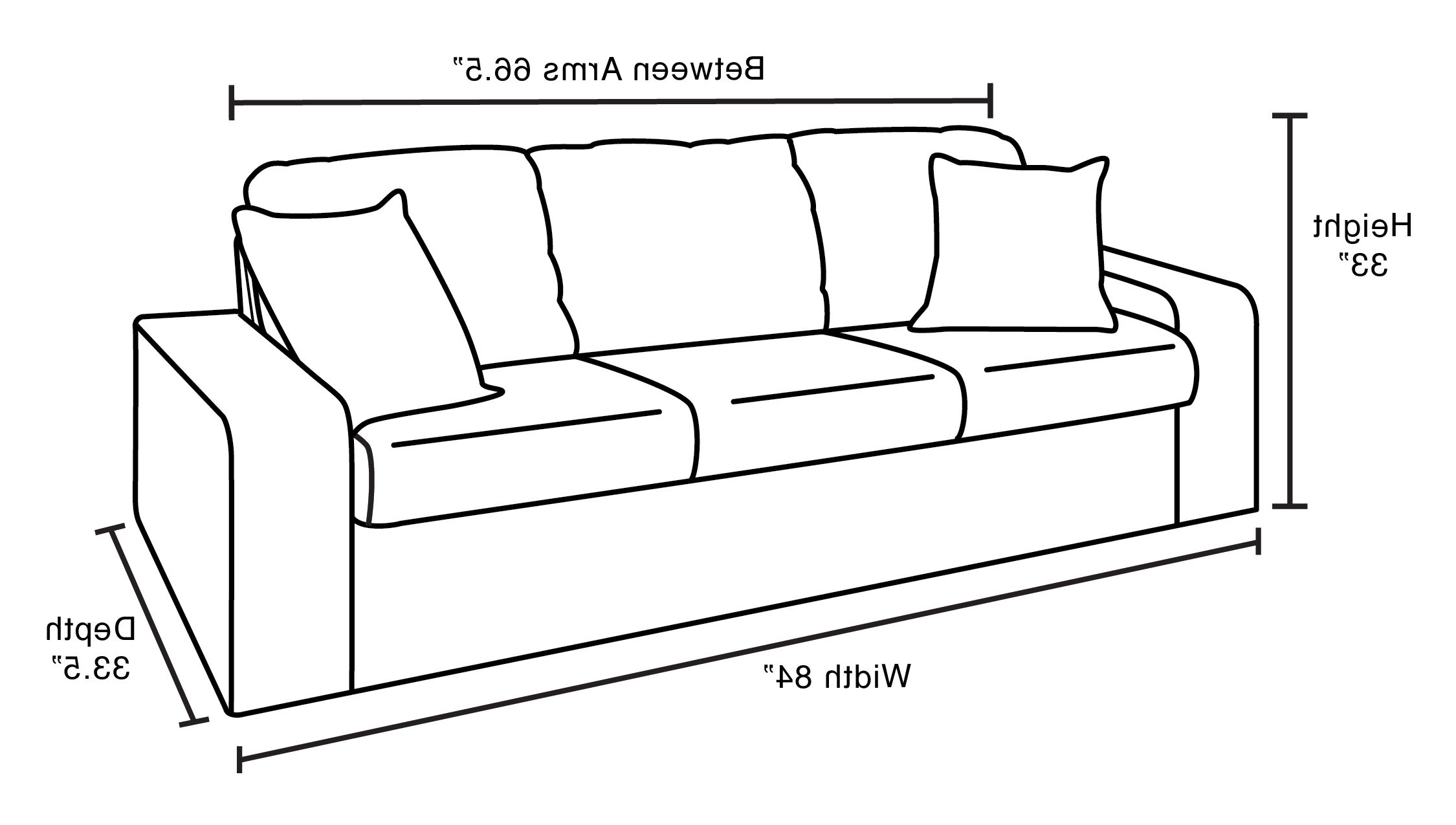 depth of a sofa bed