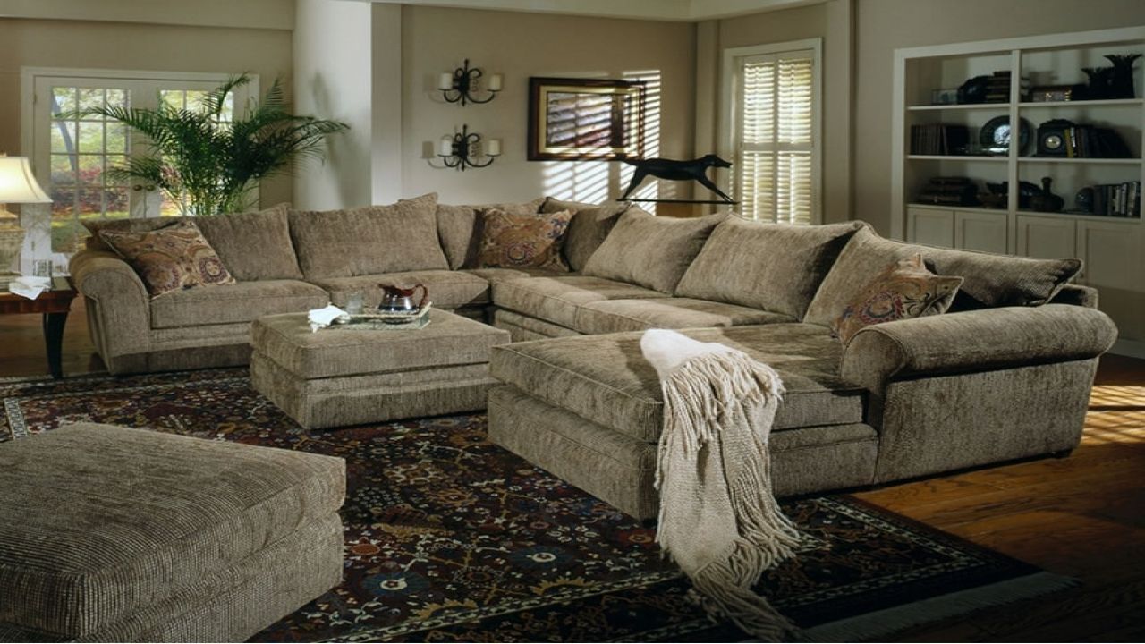 Sofa Modern Oversized Sectional Sofa Oversized Sectional Sofas With Regard To Most Current Plush Sectional Sofas 
