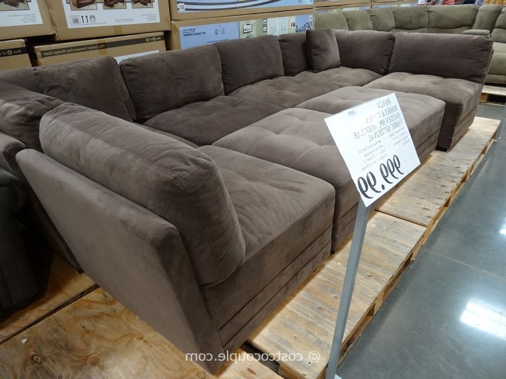 stacey leather 5 piece modular sofa