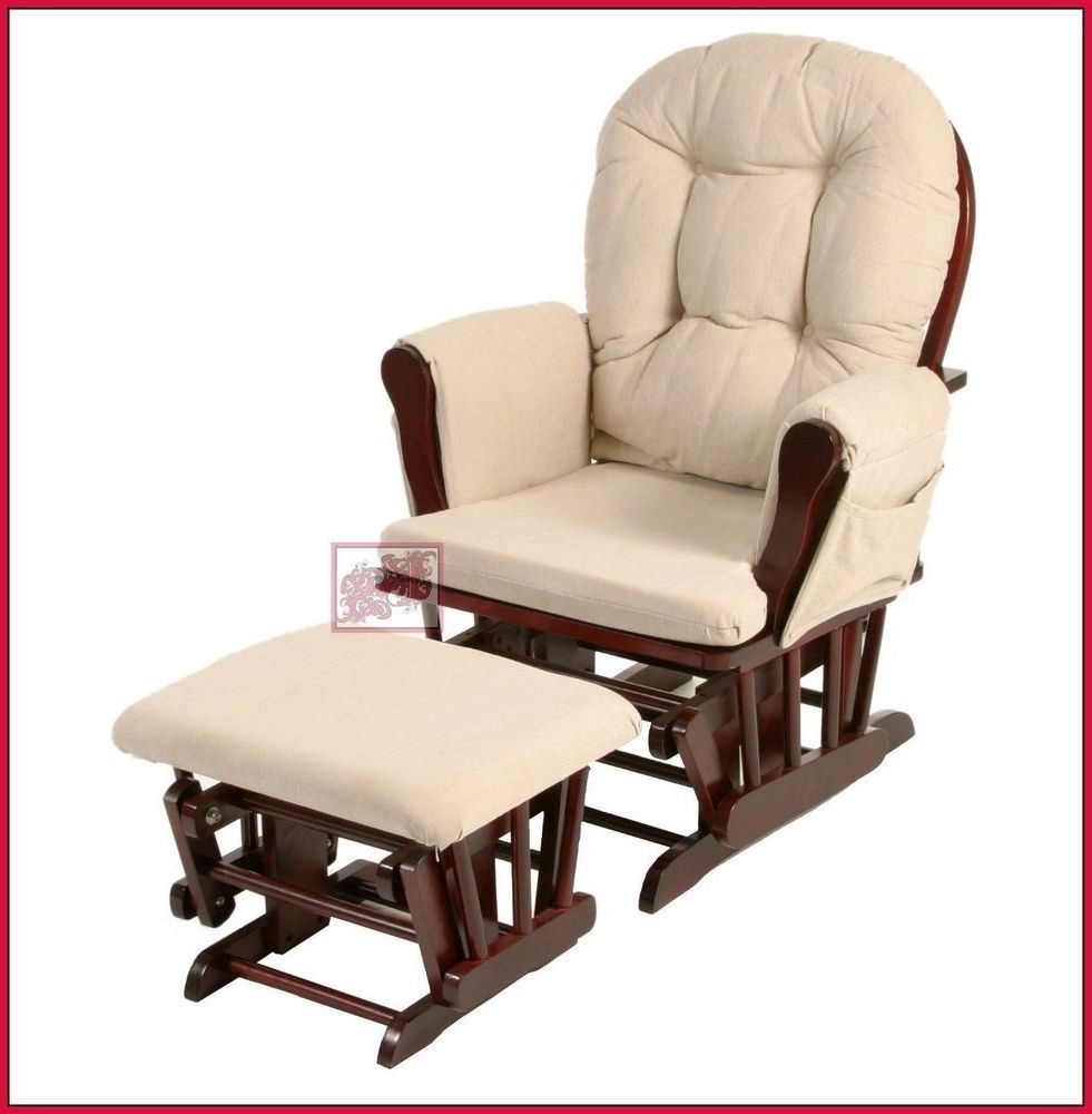 nursing chair with stool